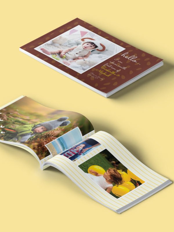 Baby Photo Album Template 8.5x11
