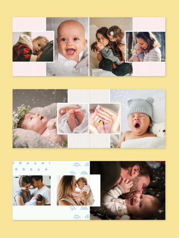 Baby Photo Album Template 8.5x11