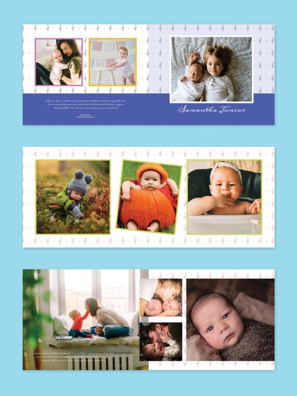 Baby Photo Album Template 8x10 - Image 3