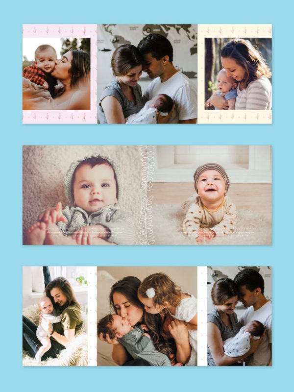 Baby Photo Album Template 8x10