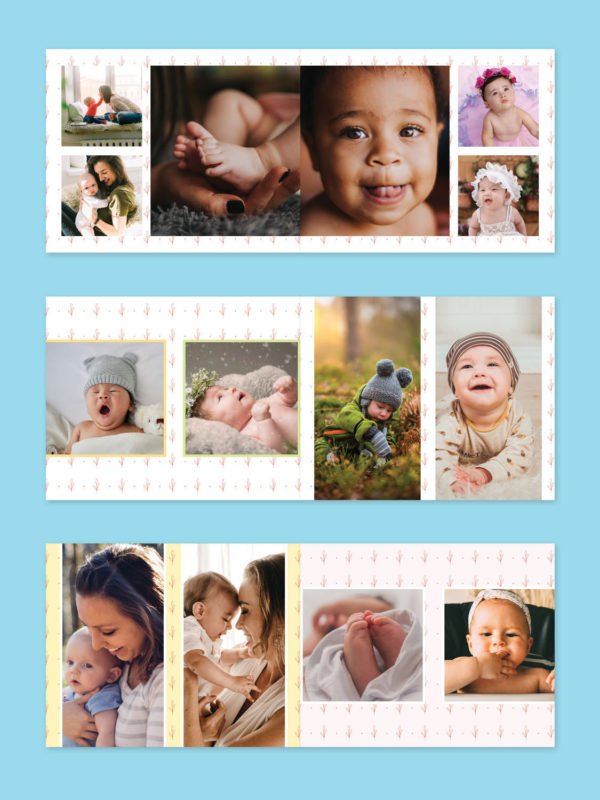 Baby Photo Album Template 8x10