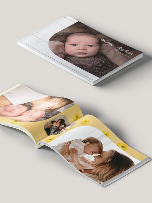 Colourful Baby Photo Album Template 8.5x11