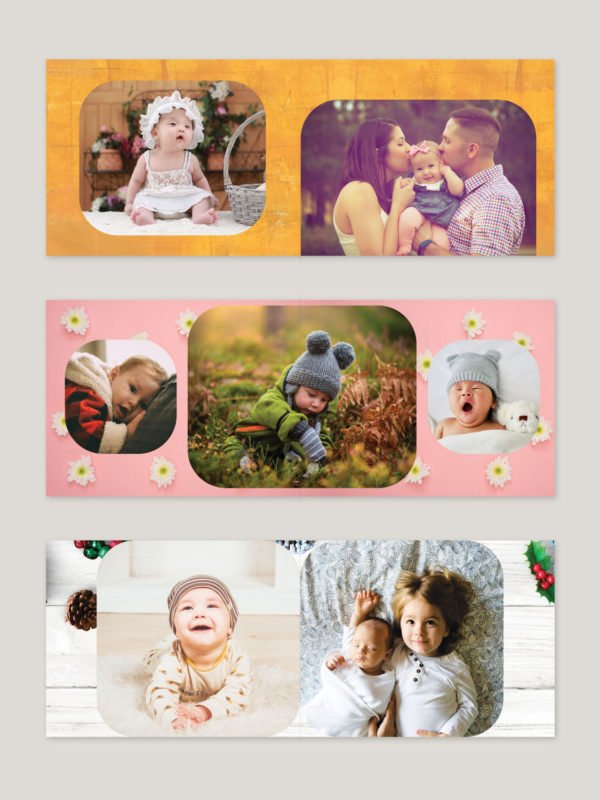 Colourful Baby Photo Album Template 8.5x11