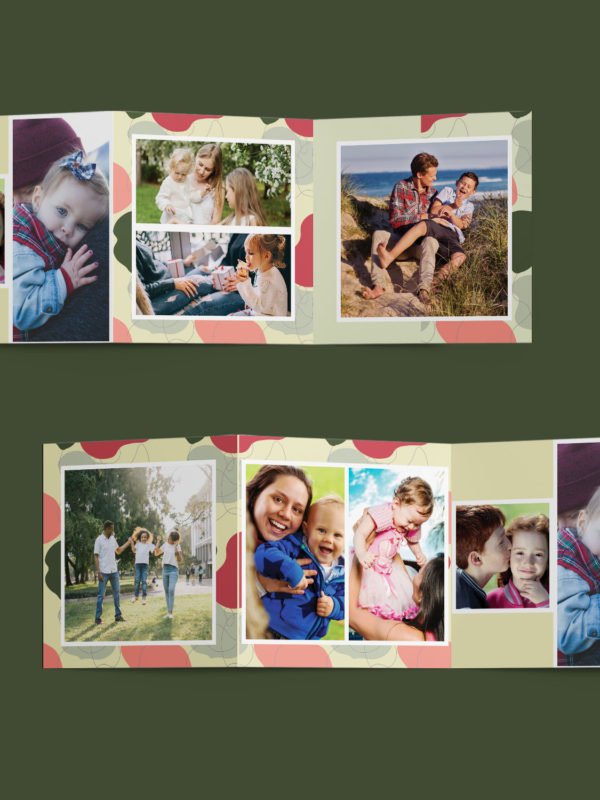 Family Accordion Album Template 5x20