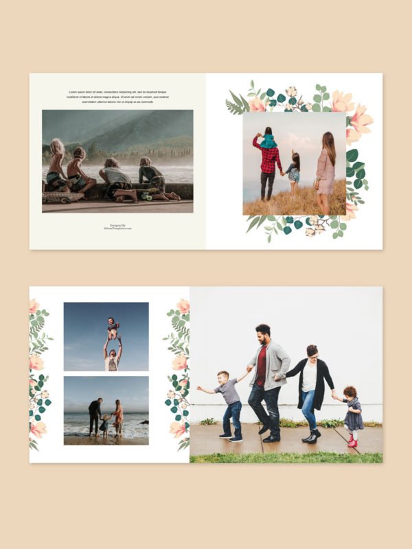 Family Memories Album Template 12x12