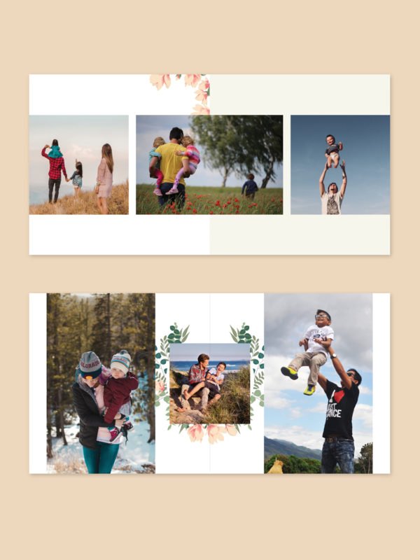 Family Memories Album Template 12x12