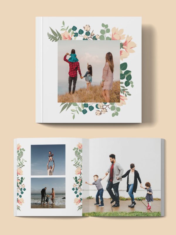 Family Memories Album Template 12x12