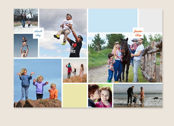 Family Memories Album Template Design 8x10 - Image 4