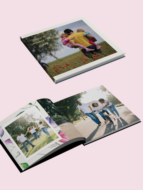 Floral Family Album Template