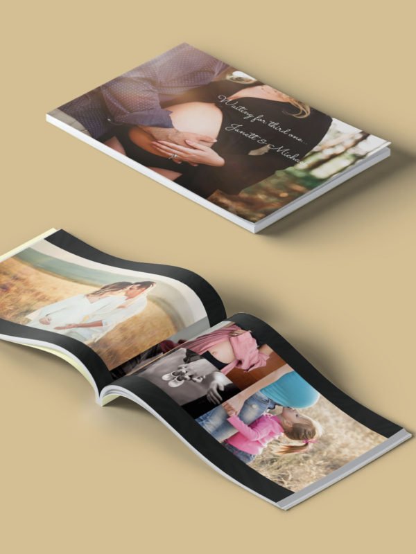 Maternity Pregnancy Photo Album Template 10x12