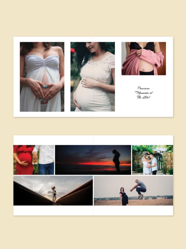 Maternity and Pregnancy Photo Album Template 8x8 - Image 3