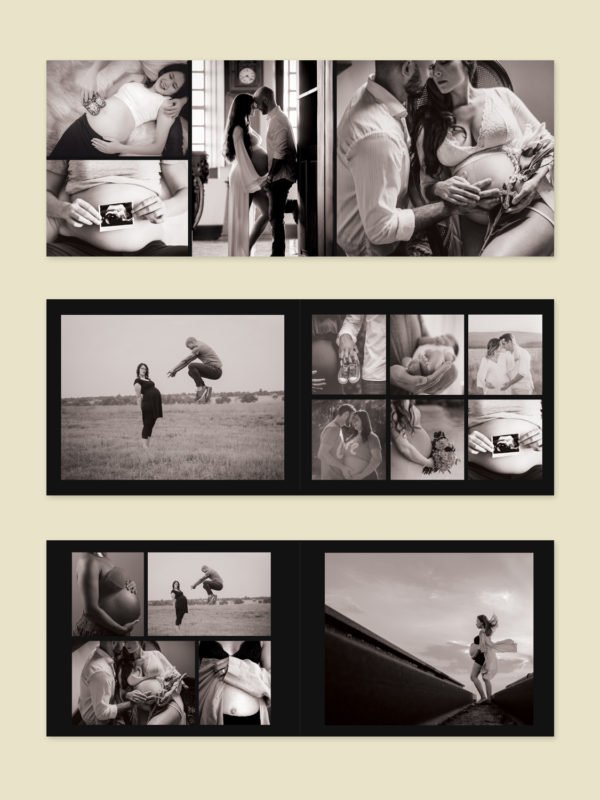Minimal Maternity Album Template
