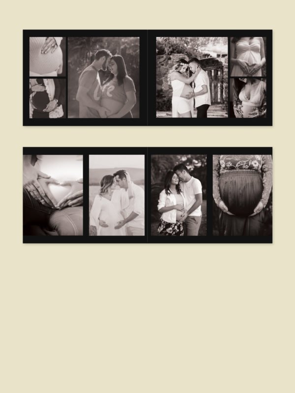 Minimal Maternity Album Template
