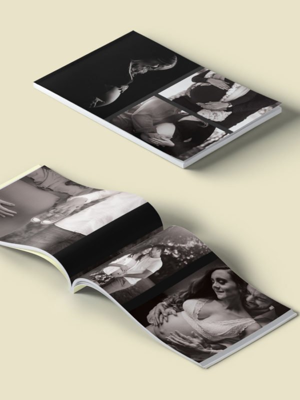 Minimal Maternity Album Template