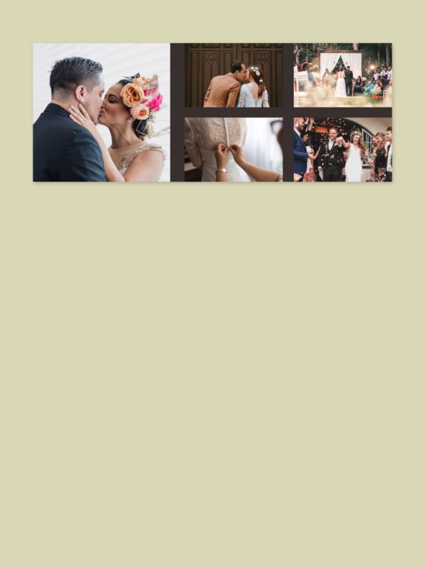 Minimal Wedding Album Template 8.5x11
