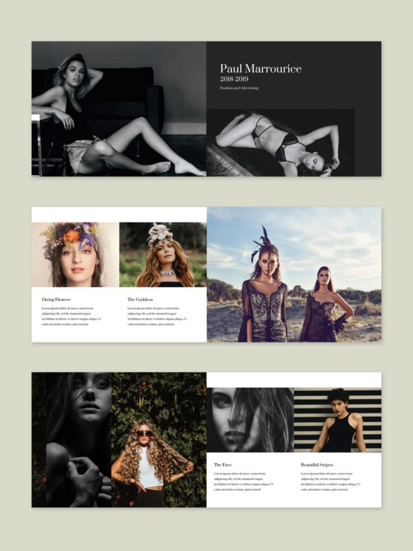 Photography Portfolio Album Template 8.5x11 - Image 4