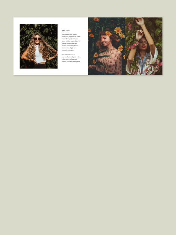 Photography Portfolio Album Template 8.5x11