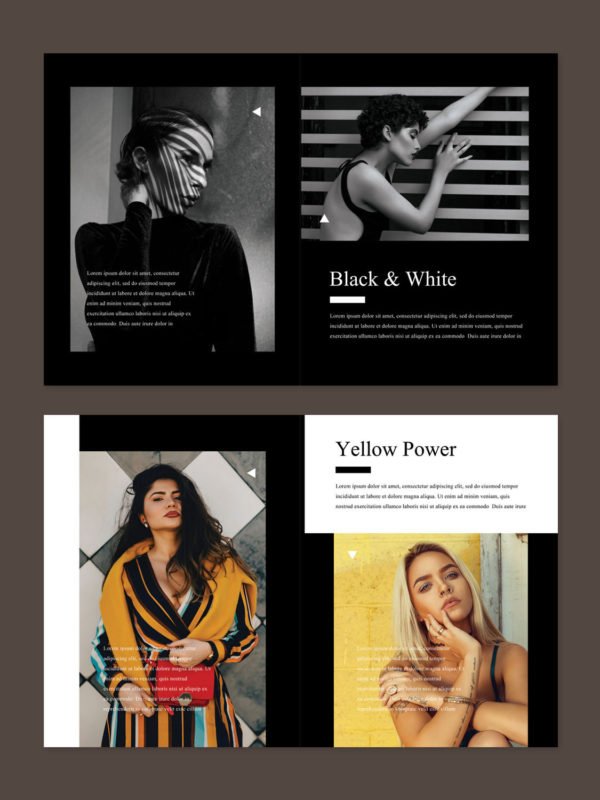 Portfolio Album Design Template  8.5x11 - Image 4