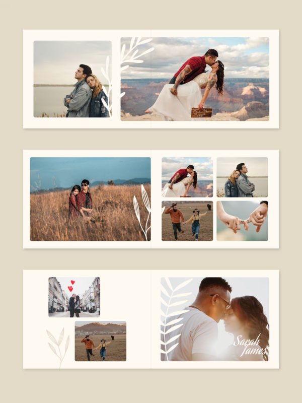 Pre Wedding Album Design US Letter Size