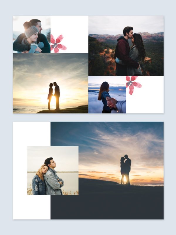 Pre Wedding Album Template 8.5x11