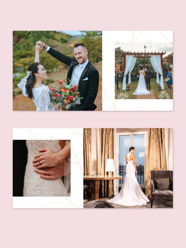 Sample Wedding Album Template 6x6