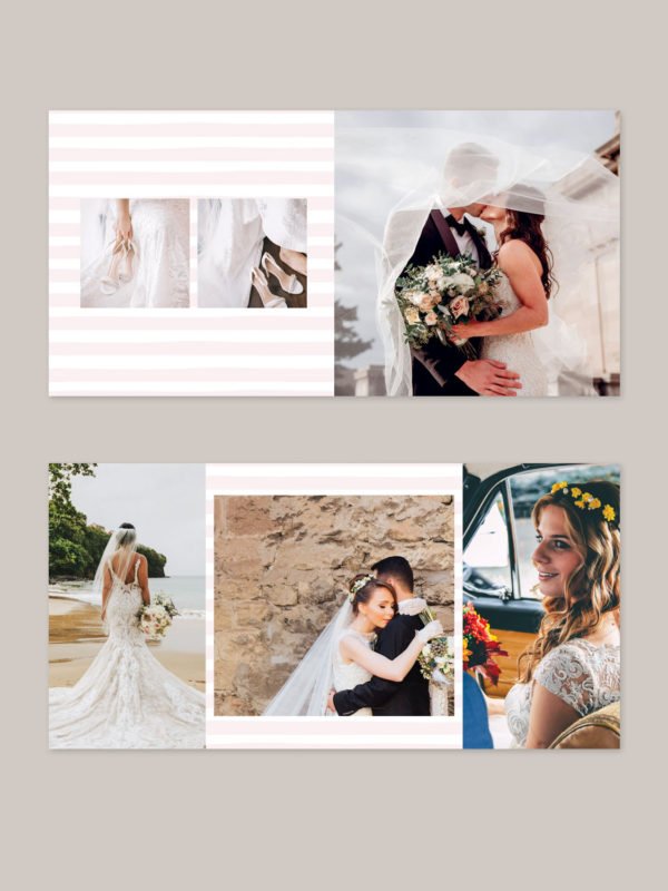 Simple Wedding Album Template 6x6