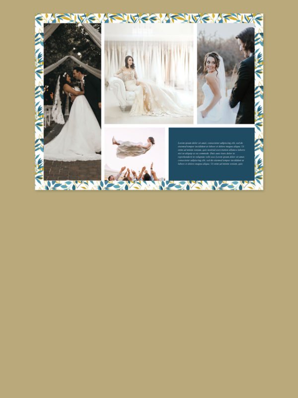 Simple Wedding Album Template 8.5x11