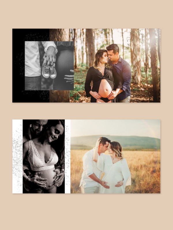 Square Maternity Photo Album 8x8