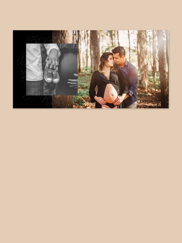 Square Maternity Photo Album 8x8