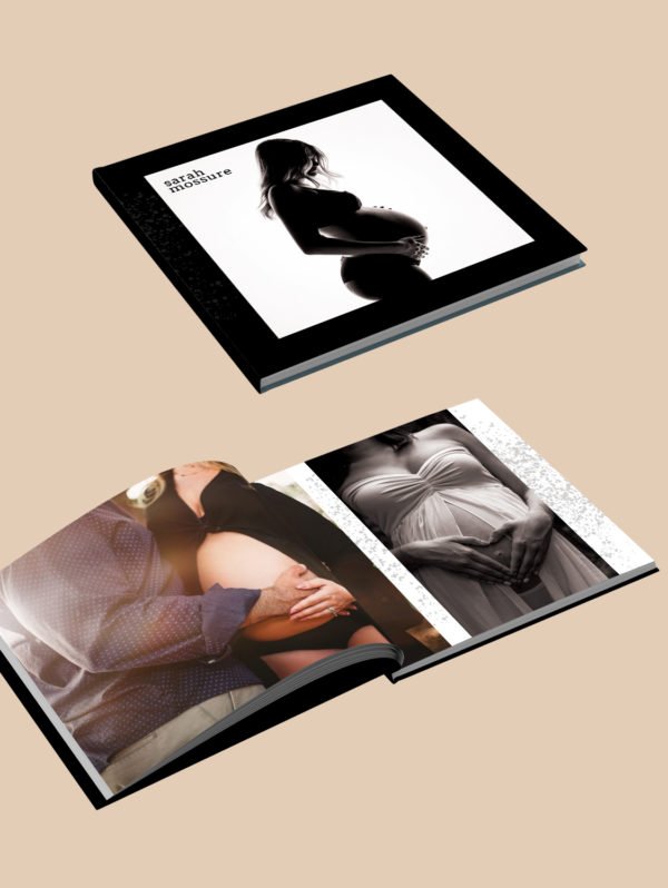 Square Maternity Photo Album 8x8