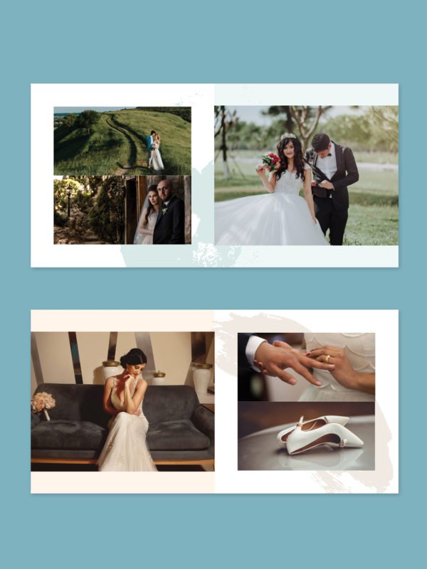 Wedding Album Template Design 10x10