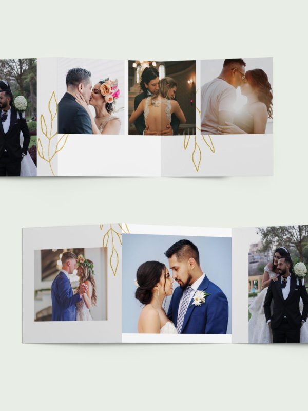 Wedding Photo Accordion Photo Collage 5x25