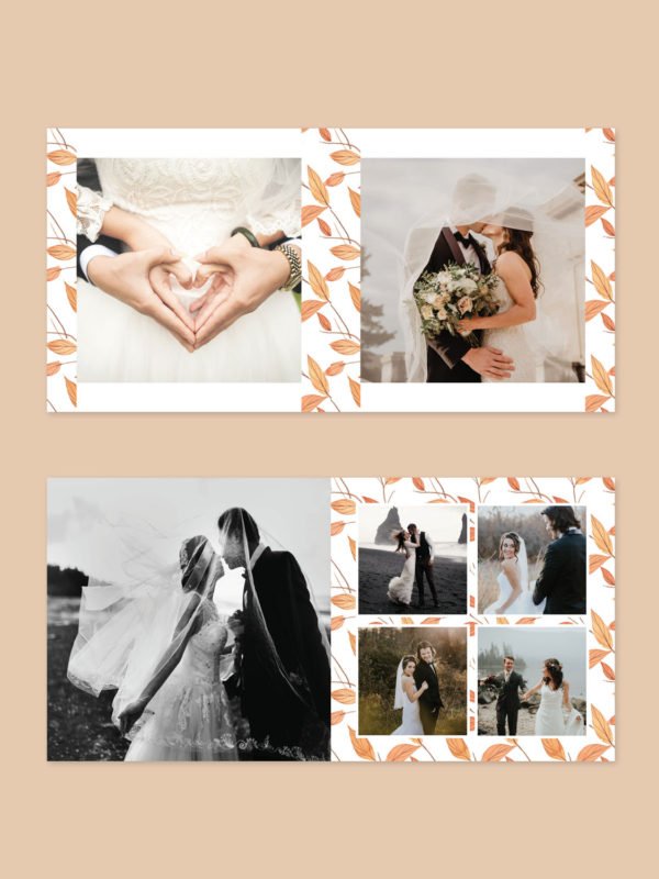 Wedding Photo Album Template 10x10