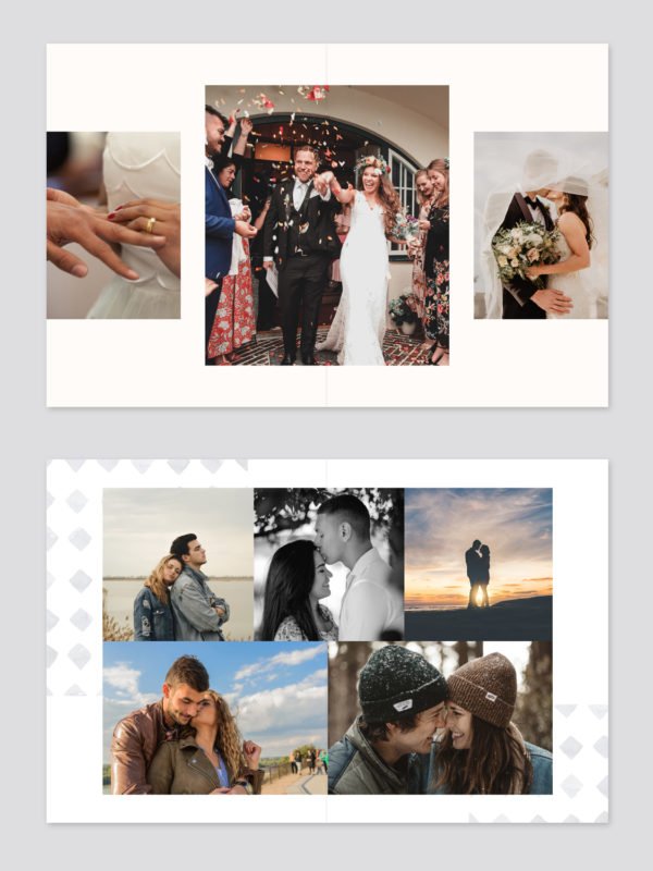 Wedding Photo Album Template 8.5x11